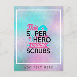 Postal Enfermera - Esta superheroína usa escudos - Añadir