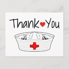 Postal Enfermera Médica Estetioscopio Enfermería Gracias