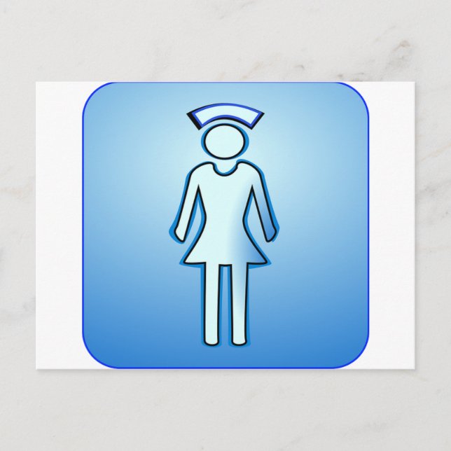 Postal Enfermera médico Medicina Deportiva Paz Destino Am (Anverso)