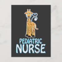 Enfermera pediátrica RN Pediatría Giraffe Regalo