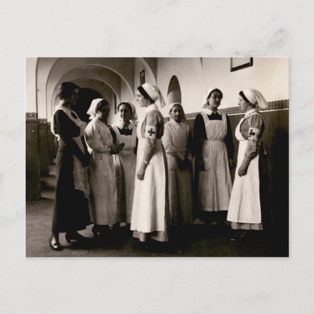 Postal Enfermeras alemanas de la WWI (Anverso)