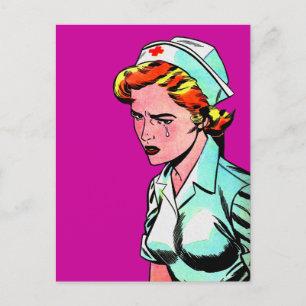 Postal Enfermeras de Enfermería de enfermería - Ilustraci