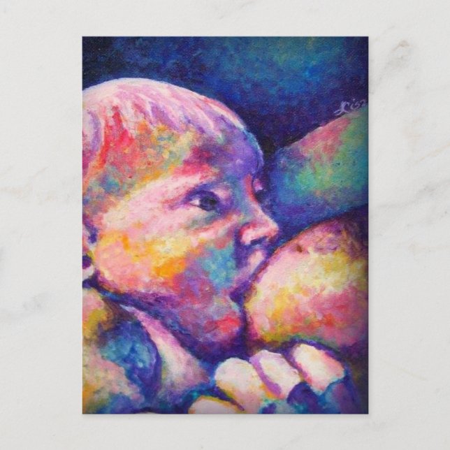 Postal Enfermería bebé (Anverso)