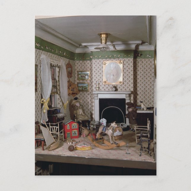 Postal Enfermería con juguetes de la casa "Miss Miles", 1 (Anverso)