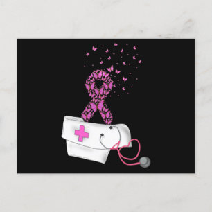 Postal Enfermería Conciencia sobre el cáncer de mama Cint