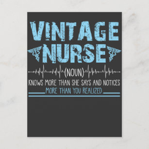 Postal Enfermería divertida Humor de vida de enfermera de