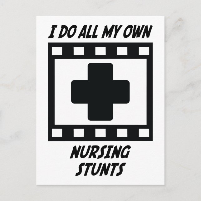 Postal Enfermería Stunts (Anverso)