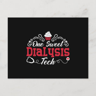 Postal Enfermero de diálisis 1 Dulce diálisis Técnico Téc