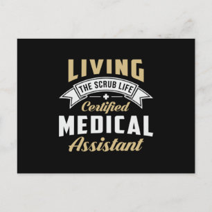 Postal Enfermero de Medicina de Auxiliar Médico Certifica