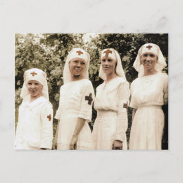 Postal Enfermero de vintage