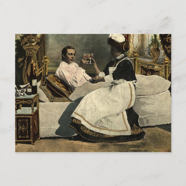 Postal Enfermero de vintage (Anverso)