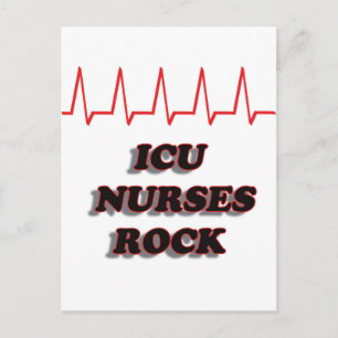 POSTAL ENFERMEROS DE LA ICU ROCK
