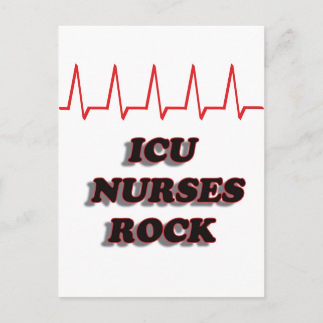POSTAL ENFERMEROS DE LA ICU ROCK (Anverso)