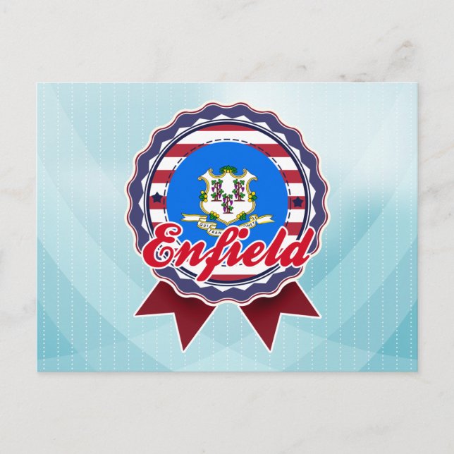 Postal Enfield, CT (Anverso)