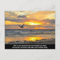 Engagement Sunrise Postcard Daytona Beach, FL