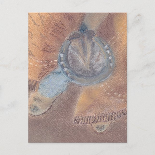 Postal Enganche y botas (Anverso)