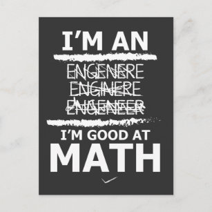 Postal Enginere Engeneer Good In Math Shirt Engineer Gift