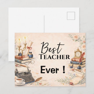 Postal English Teacher Thank You Gift End of School Year