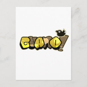 Postal Engranaje del juego del guano - logotipo