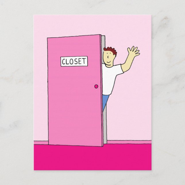 Postal Enhorabuena por él (Anverso)