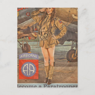 Postal Enlistarse En El 82º Aeronado