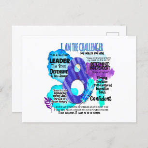 Postal Enneagram Tipo 8 - Soy El Challenger