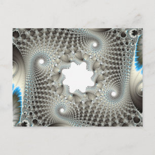 Postal Enredado en azul