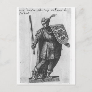 Postal Enrique I Rey de Inglaterra