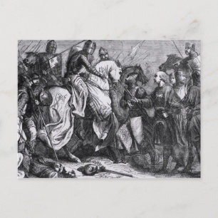 Postal Enrique III en la batalla de Lewes, 14 de mayo de 