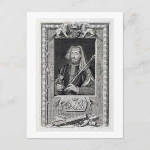 Postal Enrique IV (1367-1413) Rey de Inglaterra de 1399,