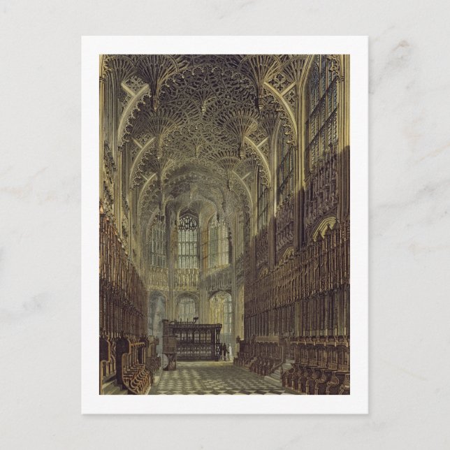 Postal Enrique la Séptima Capilla, plato 8 de 'Westminste (Anverso)