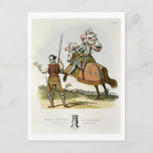 Postal Enrique VII, Rey de Inglaterra (1457-1509) y Billm