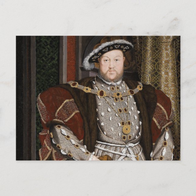 Postal Enrique VIII de Inglaterra (Anverso)