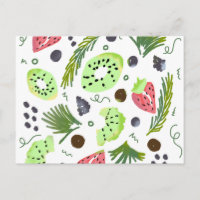 Ensalada de Frutas Tropicales Fresas Kiwi Mora