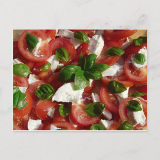 Postal Ensalada de tomate y mozzarella