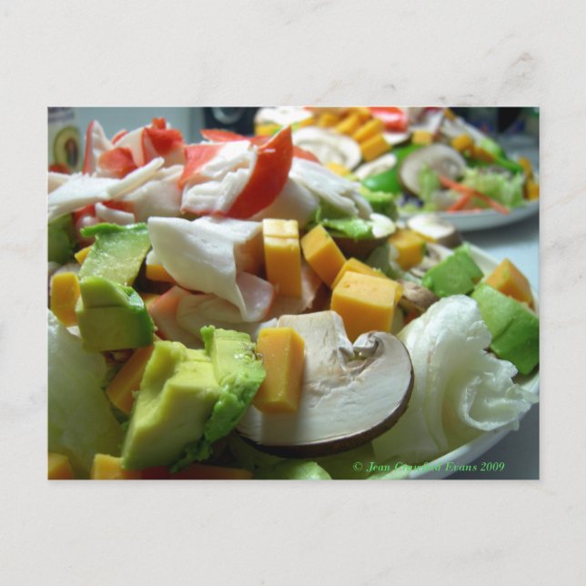 Postal Ensalada grave (Anverso)