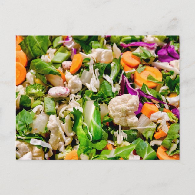 Postal Ensalada mixta (Anverso)