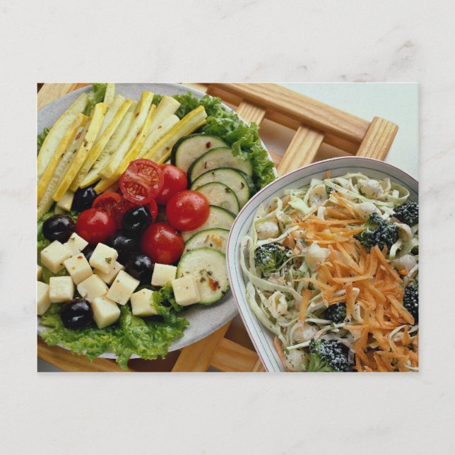 Postal Ensaladas al aire libre (Anverso)