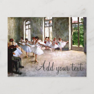 Postal Ensayo de ballet
