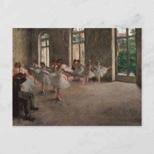 Postal Ensayo de ballet de Edgar Degas Postcard