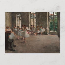 Postal Ensayo de ballet de Edgar Degas Postcard