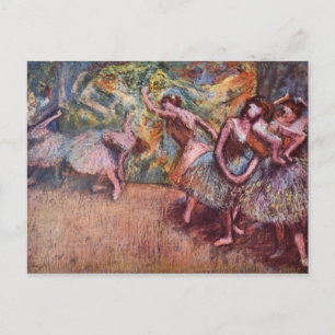 Postal Ensayo de ballet - Edgar Degas - 1904
