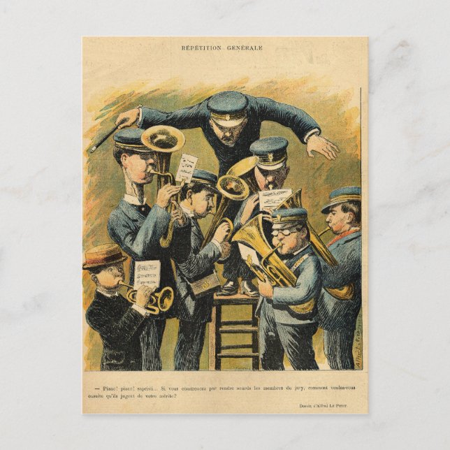 Postal Ensayo de banda (Anverso)