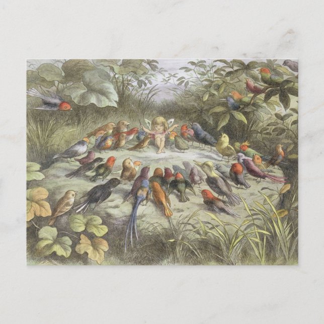 Postal Ensayo de cosecha en las islas de Fairyland (Anverso)