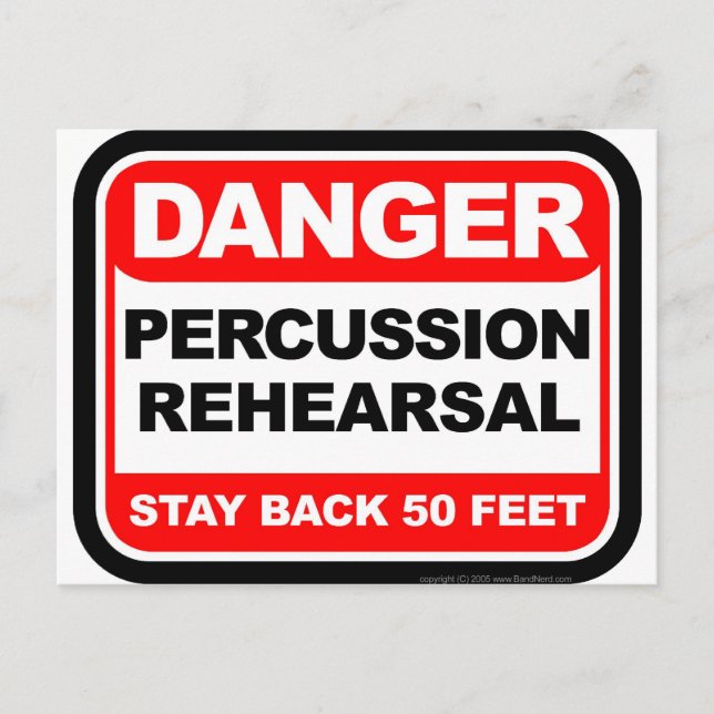 Postal Ensayo de Percusación de Peligro (Anverso)