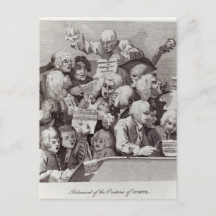 Postal Ensayo del Oratorio de Judith, 1734