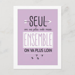 Postal Ensemble en va plus loin