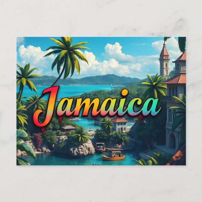 Postal ensenada de Jamaica (Anverso)