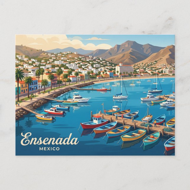 Postal Ensenada México (Anverso)
