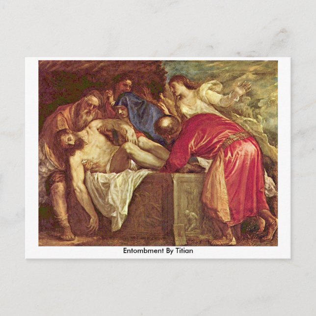 Postal Entombment De Titian (Anverso)